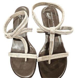 Donald J.Pliner metallic sandals